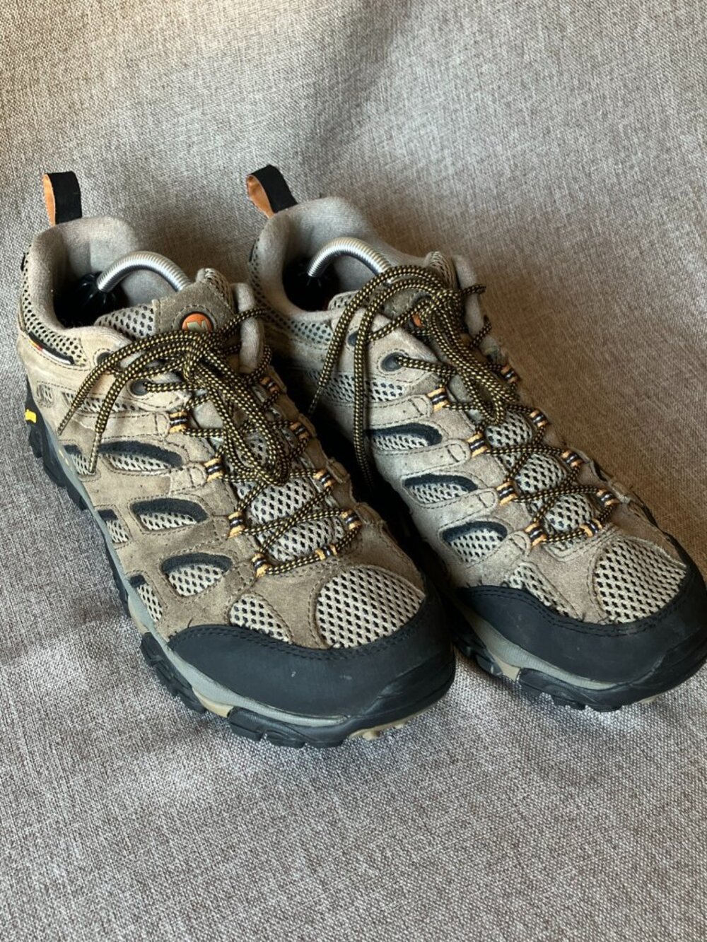 Merrell Moab Ventilator Men’s 11 Walnut Hiking Shoes Vibram Style #J86595W